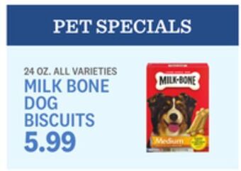 Kings Food Markets Milk bone dog biscuits offer