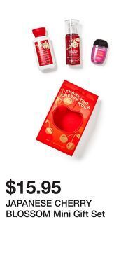 Bath & Body Works Japanese cherry blossom mini gift set offer