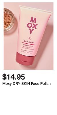 Bath & Body Works Moxy dry skin face polish offer