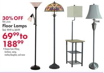 Boscov's Floor lamps offer