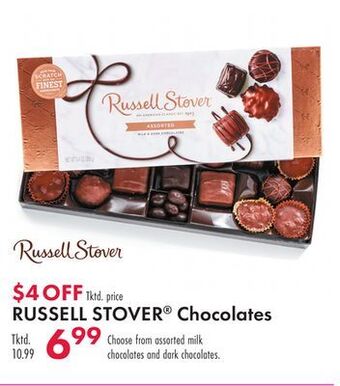 Boscov's Russell stover® chocolates offer