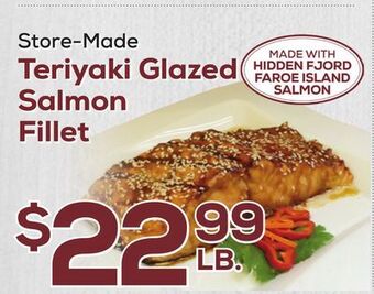 DeCicco & Sons Teriyaki glazed salmon fillet offer
