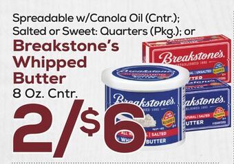 DeCicco & Sons Breakstone's whipped butter, 8 oz. cntr offer