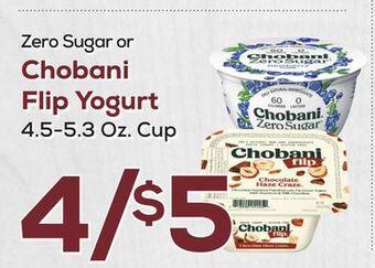 DeCicco & Sons Chobani flip yogurt offer