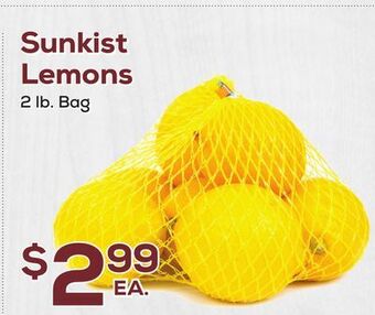 DeCicco & Sons Sunkist lemons offer