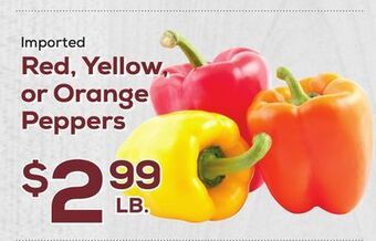 DeCicco & Sons Red, yellow, or orange peppers offer