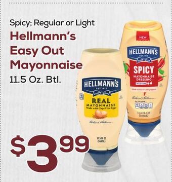 DeCicco & Sons Hellmann's easy out mayonnaise offer