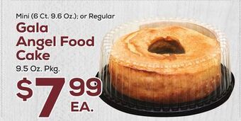 DeCicco & Sons Gala angel food cake, 9.5 oz. pkg offer
