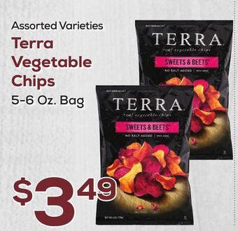 DeCicco & Sons Terra vegetable chips offer