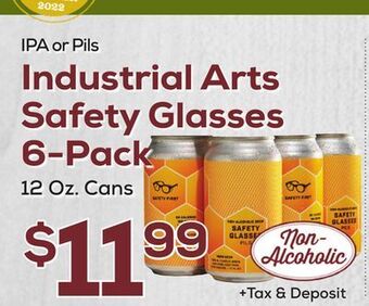 DeCicco & Sons Industrial arts safety glasses 6-pack offer