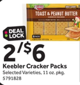 Stop&Shop Keebler cracker packs offer