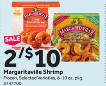 Stop&Shop Margaritaville shrimp offer