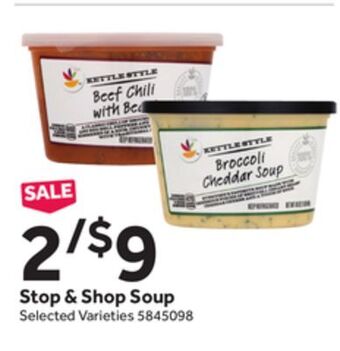 Stop&Shop Stop & shop soup offer