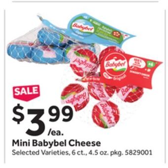 Stop&Shop Mini babybel cheese offer