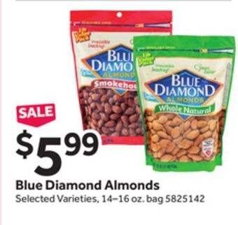 Stop&Shop Blue diamond almonds offer
