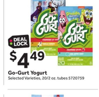 Stop&Shop Go-gurt yogurt offer