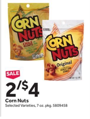 Stop&Shop Corn nuts offer