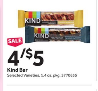 Stop&Shop Kind bar offer