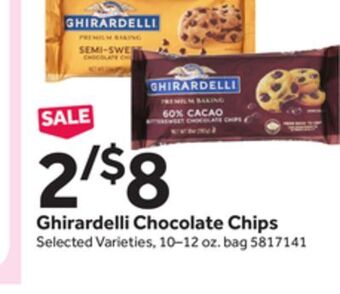 Stop&Shop Ghirardelli chocolate chips offer