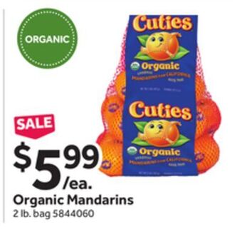 Stop&Shop Organic mandarins offer