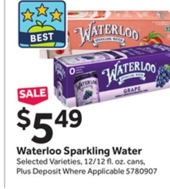 Stop&Shop Waterloo sparkling water offer