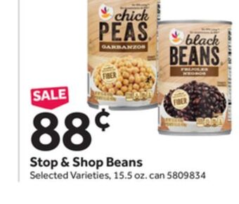 Stop&Shop Stop & shop beans offer