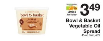 The Fresh Grocer Vegetable oil spread offer