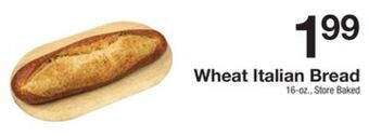 The Fresh Grocer Wheat italian bread offer