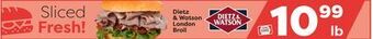 Weis Markets Dietz & watson london broil offer