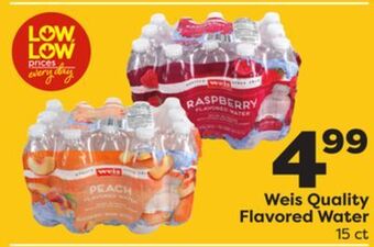 Weis Markets Weis quality flavored water offer