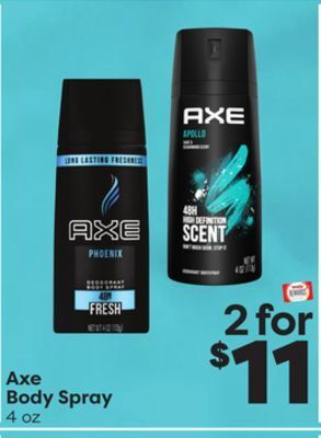 Weis Markets Axe body spray offer