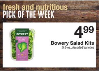 The Fresh Grocer Salad kits offer