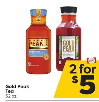 Weis Markets Gold peak tea offer