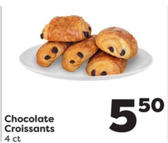Weis Markets Chocolate croissants offer