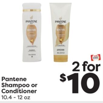 Weis Markets Pantene shampoo or conditioner offer