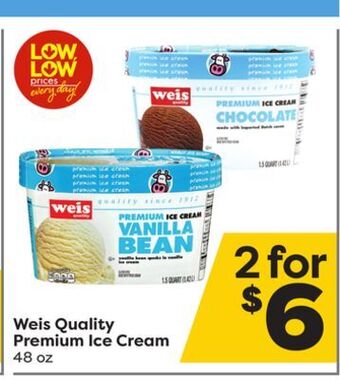 Weis Markets Weis quality premium ice cream offer