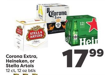 Weis Markets Corona extra, heineken, or stella artois offer