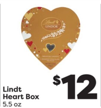 Weis Markets Lindt heart box offer