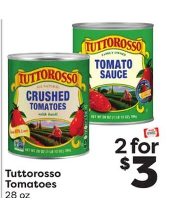 Weis Markets Tuttorosso tomatoes offer