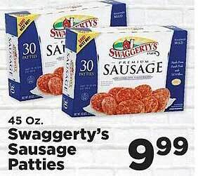 IGA Swaggerty's sausage patties offer