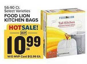 Food Lion Food lion kitchen bags offer