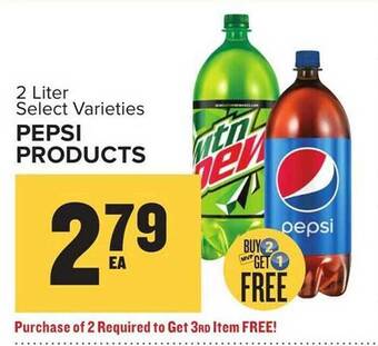 Food Lion Pepsi products offer