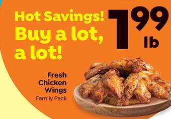 Save a Lot Fresh chicken wings offer