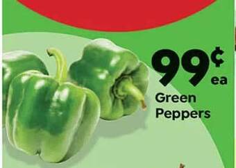 Save a Lot Green peppers offer
