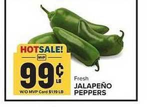 Food Lion Jalapeño peppers offer