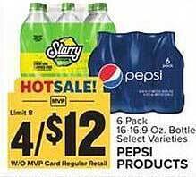 Food Lion Pepsi products offer