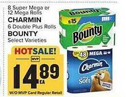 Food Lion Charmin, bounty offer
