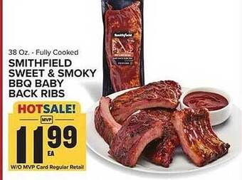 Food Lion Smithfield sweet & smoky bbq baby back ribs offer