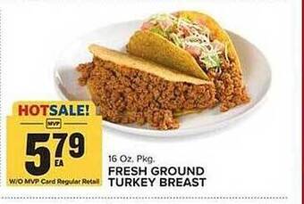 Food Lion Fresh ground turkey breast offer