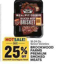 Food Lion Brookwood farms premium smoked meats offer
